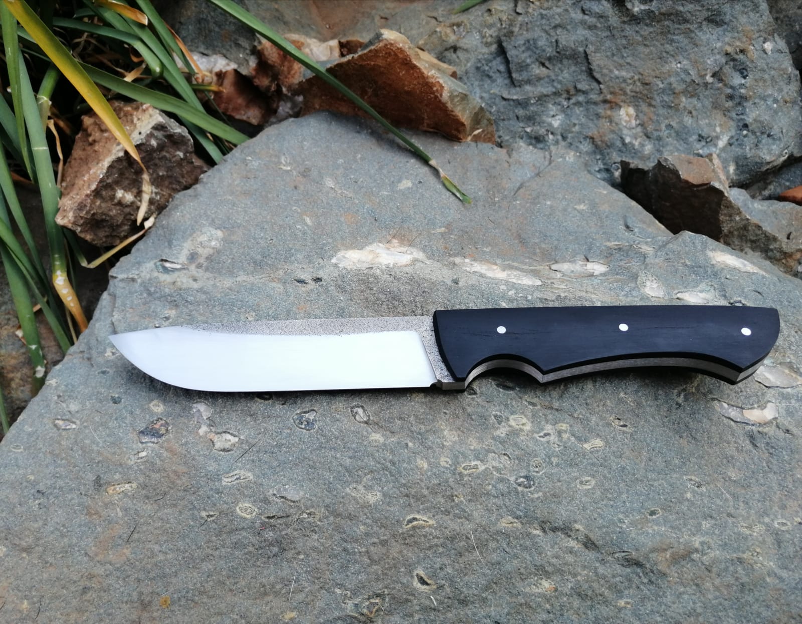 HCK Design BushCat in O1 Steel and African Blackwood Scales